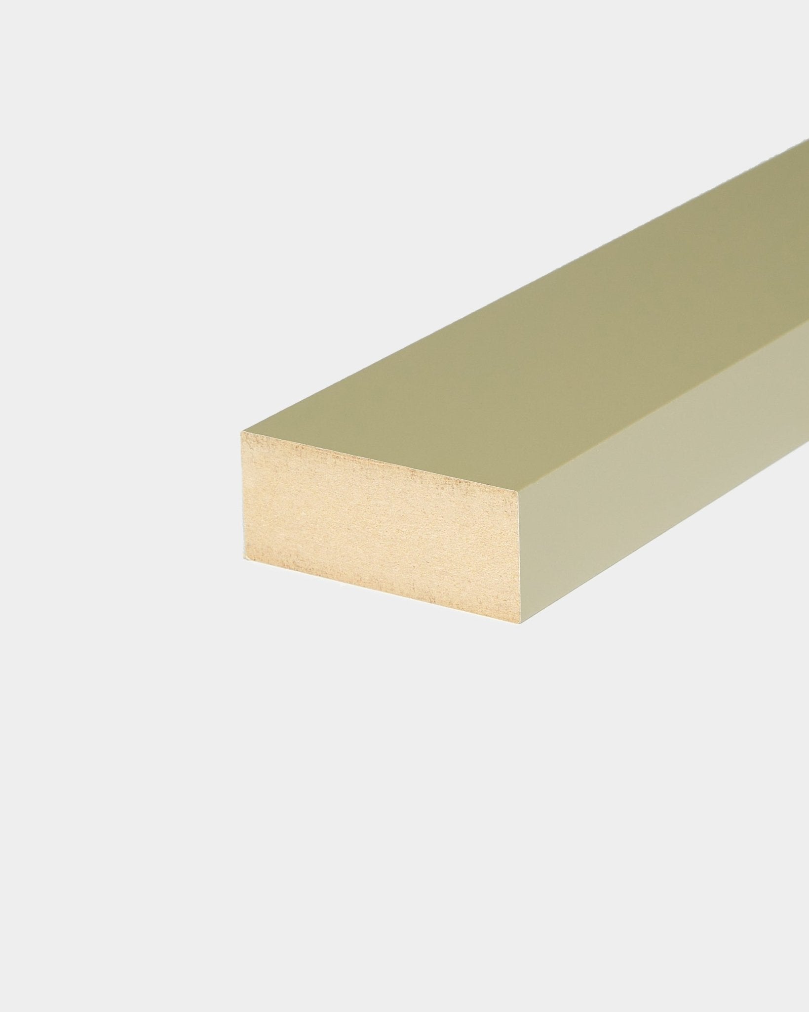 WoodUpp ändlamell Moss 6,7 cm, utformad för MDF-ram eller panelvägg och Akupanel Akustikpanel-installationer i nordiska interiörer.