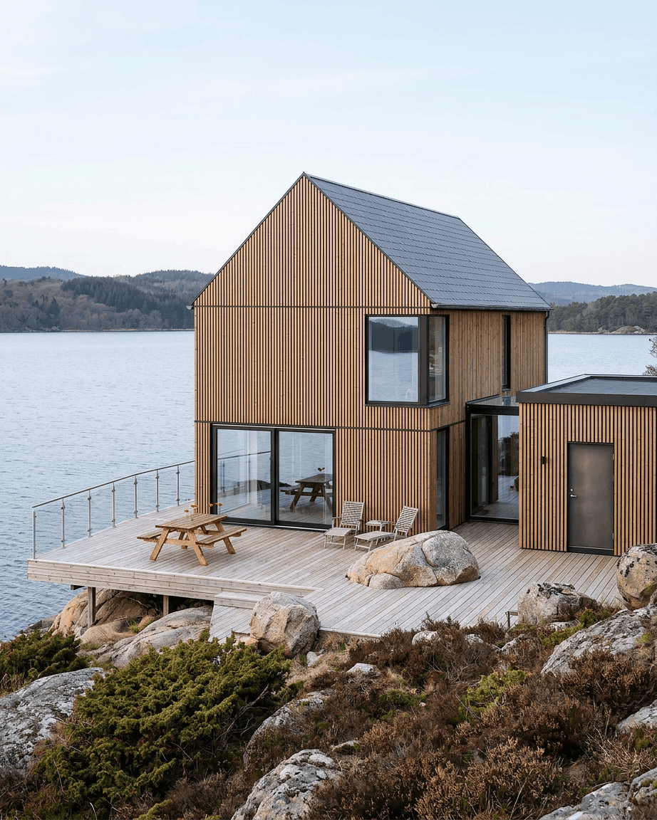 Aluwood | Outdoor Panel / Thermowood, Brown, 240 x 45,1 cm