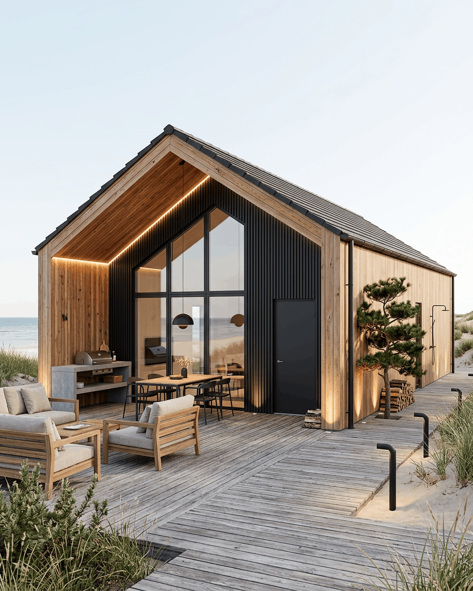 Aluwood | Outdoor Panel / Alu, Black, 240 x 45,1 cm